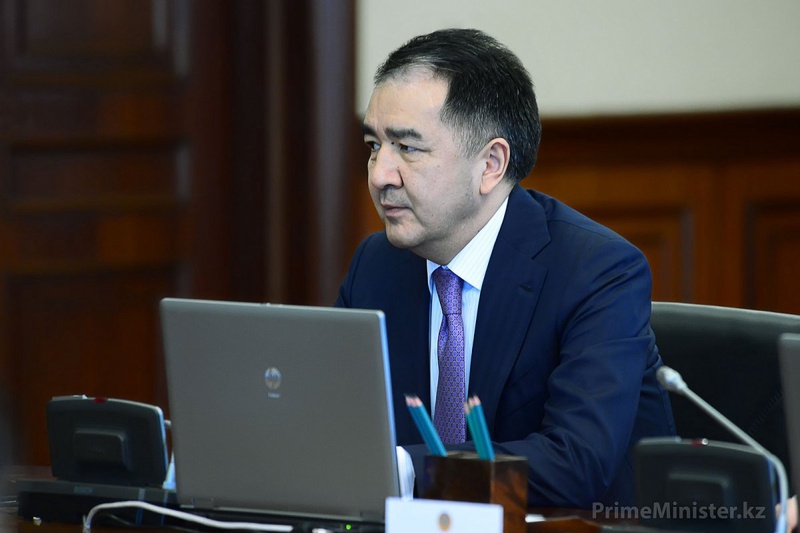 Руководитель правительственной комиссии Бакытжан Сагинтаев. Фото ©primeminister.kz