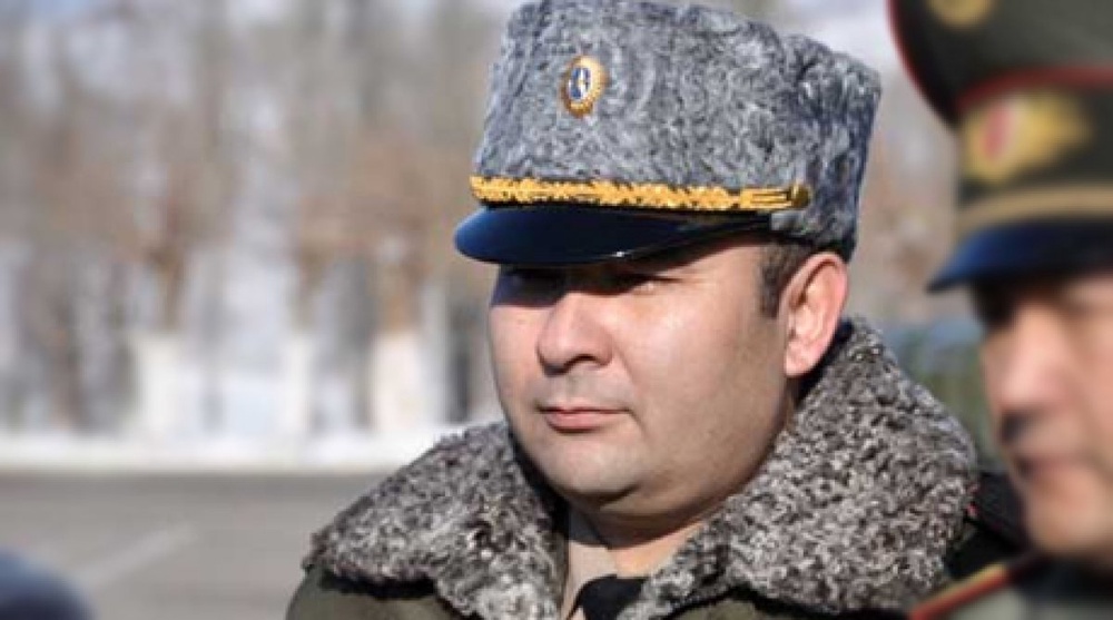 Начальник Главного управления вооружения Министерства обороны РК Алмаз Асенов. Фото с сайта slovo.kg