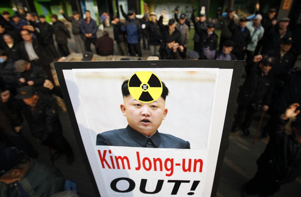 Митинг протеста против ядерных испытаний в Северной Корее. Фото ©REUTERS