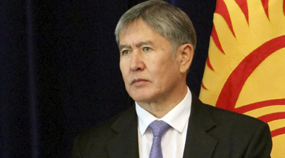 Президент Кыргызстана Алмазбек Аатамбаев. Фото ©REUTERS