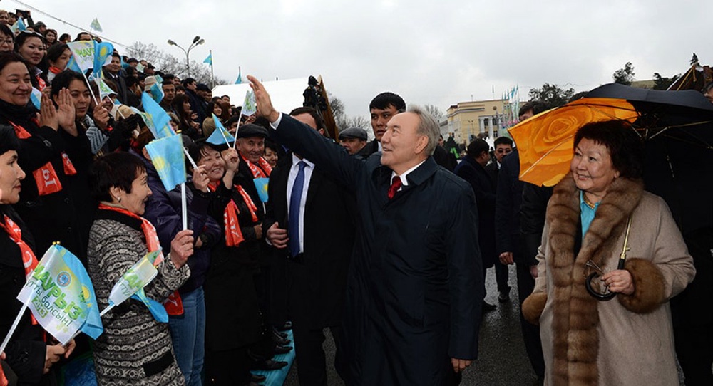 Нурсултан Назарбаев и его супруга Сара Назарбаева. Фото с сайта www.akorda.kz