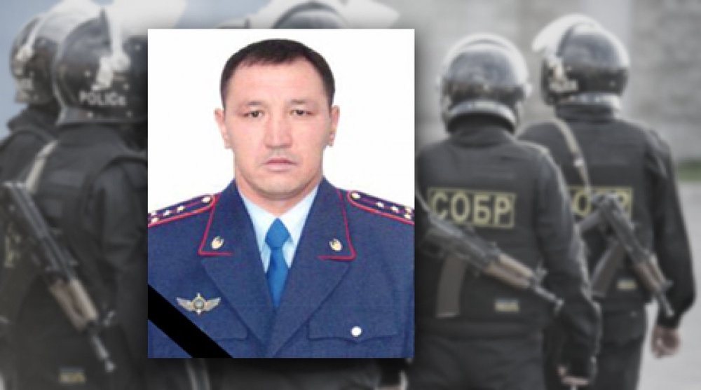 Капитан полиции  Ержан Ахметов. Коллаж tengrinews.kz