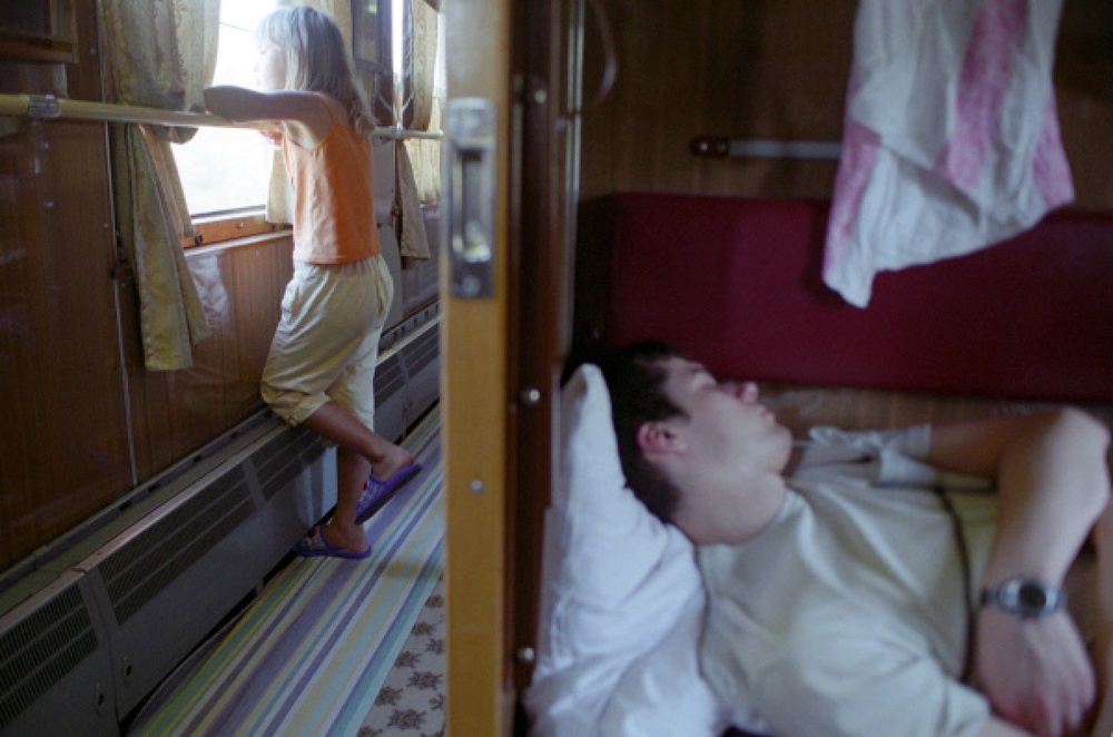 В купейном вагоне. Фото ©РИА Новости