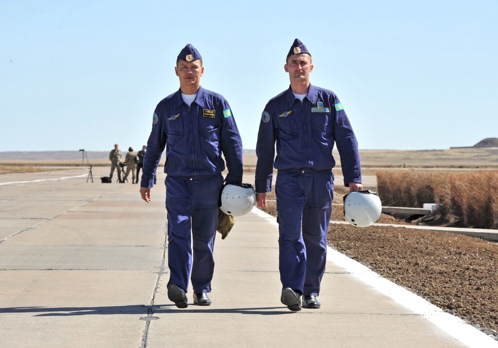 Военные летчики Казахстана. Фото Минобороны РК.