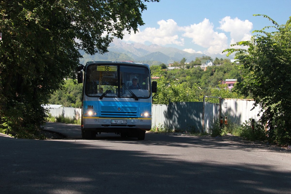 Алматинцев в горы будут возить на специальных автобусах.
Фото ©Владимир Прокопенко