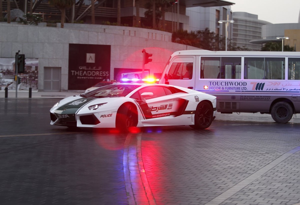 Полицейский автомобиль в Дубаи. Фото ©REUTERS