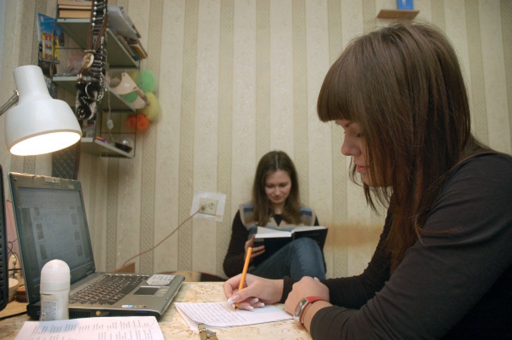 В студенческом общежитии. Фото ©РИА Новости