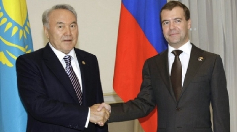 Нурсултан Назарбаев и Дмитрий Медведев. ©РИА НОВОСТИ, архив
