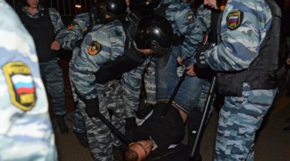 Задержание участников беспорядков в Бирюлево. Фото РИА Новости©