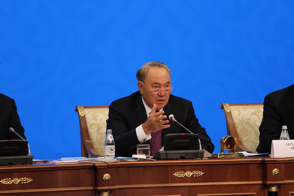 Президент Казахстана Нурсултан Назарбаев. Фото Марат Абилов© 