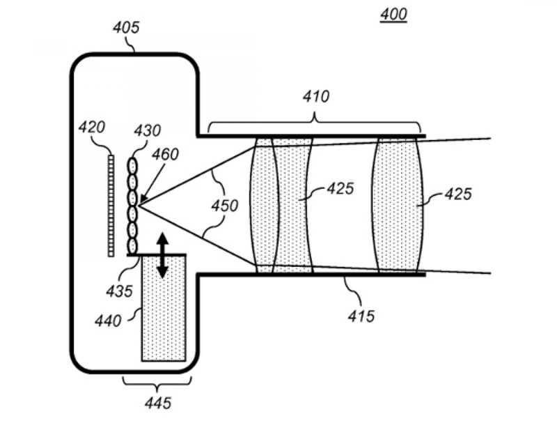 Фрагмент иллюстрации к патентной заявке Apple с сайта USPTO