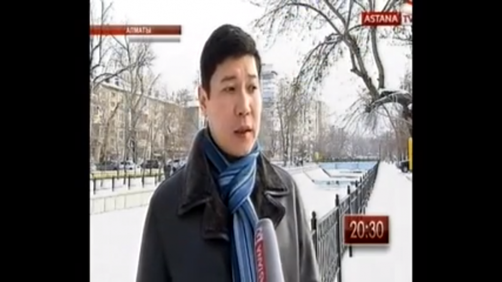 Руслан Кожахмет. Кадр телеканала "Астана"