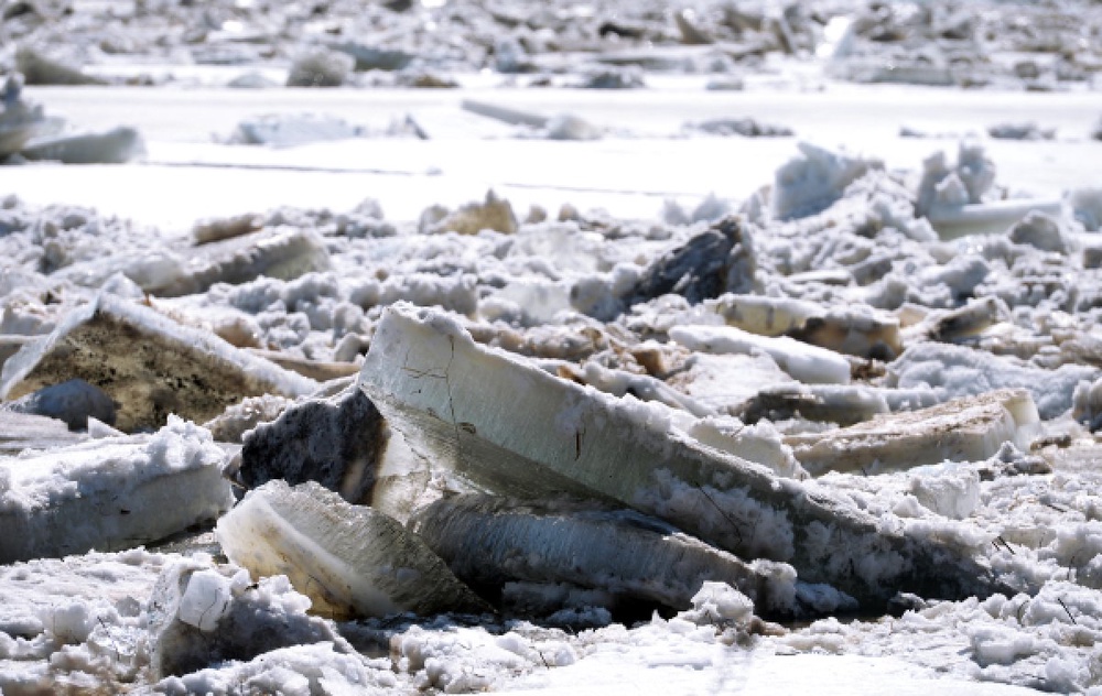 На реках Алматинской области возможны зажоры льда. ©РИА Новости
