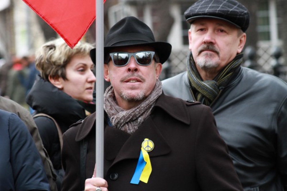 Андрей Макаревич на митинге в Москве 15 марта. Фото continentalist.ru