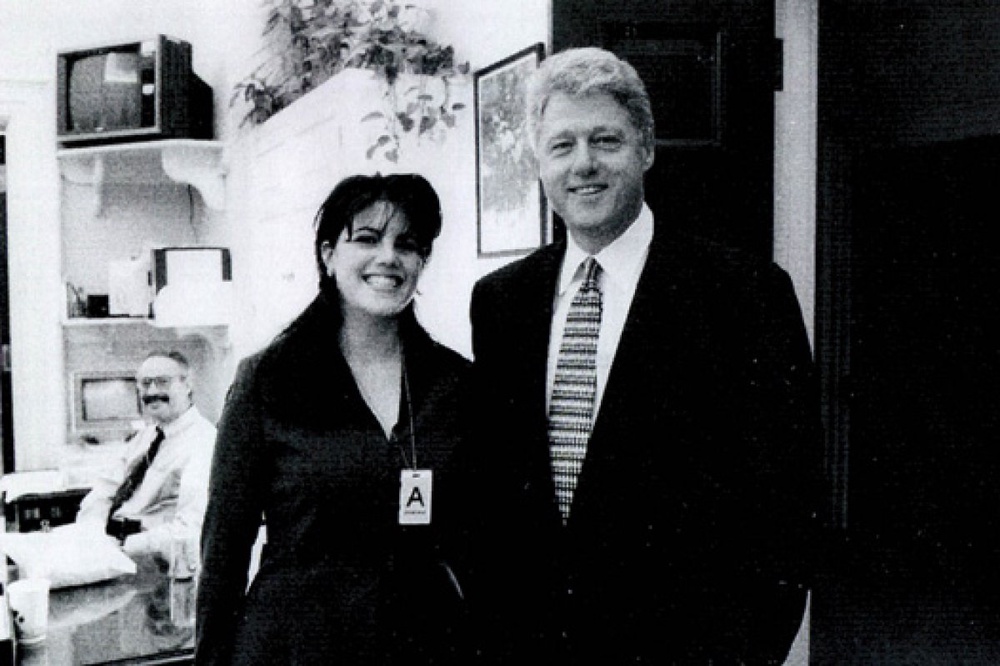 Моника Левински и Билл Клинтон. Фото из открытых источников