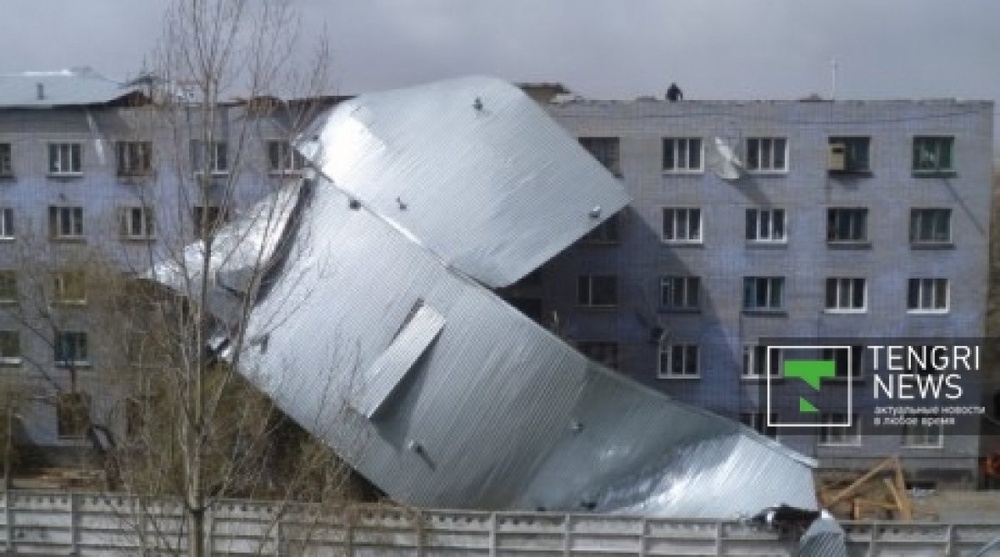 Последствия урагана в Павлодаре. ©tengrinews