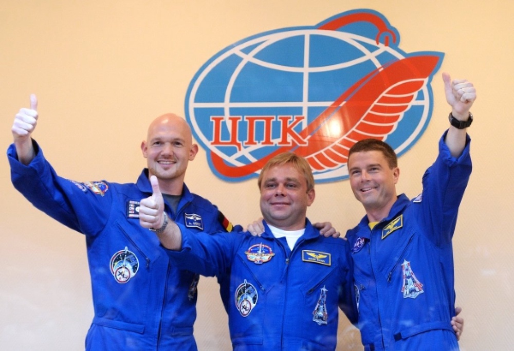 Александр Герст, Максим Сураев и Рид Вайзман (слева направо). Фото ©РИА Новости