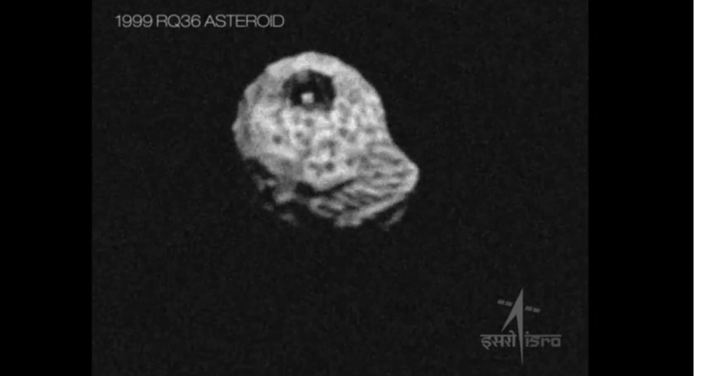 Астероид 1999 RQ36. Кадр YouTube