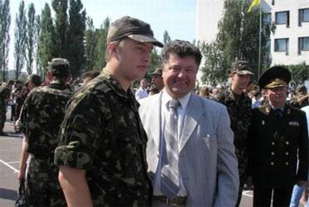 Петр Порошенко и его сын Алексей. Фото: euromaidanonline.com