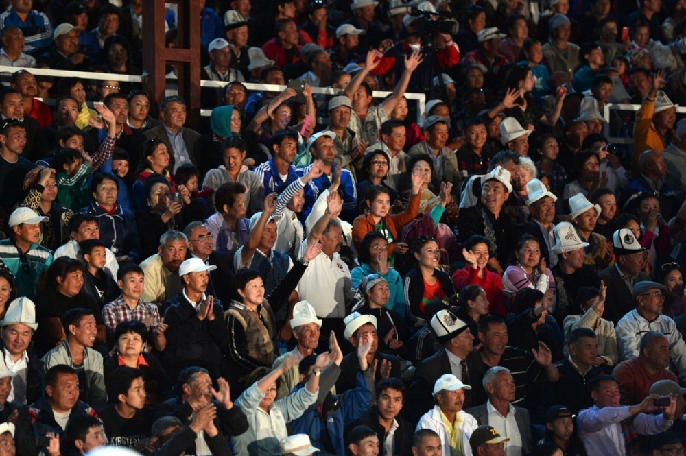 Церемония открытия Всемирных игр кочевников в Кыргызстане. Фото пресс-службы Президента КР