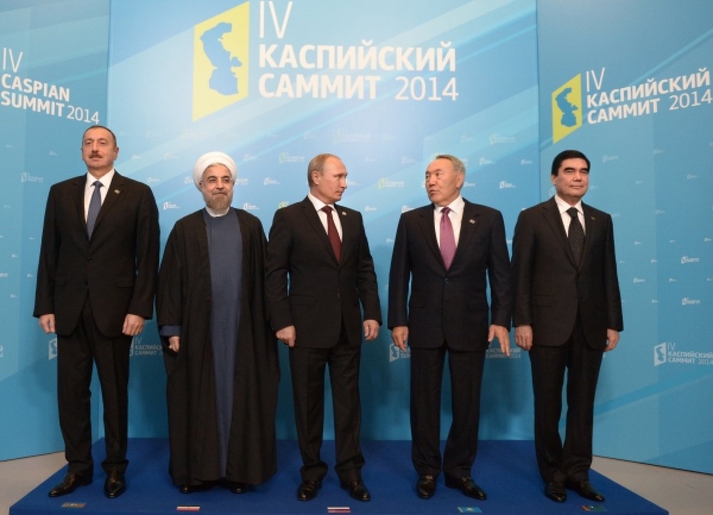 Участники  Каспийского саммита в Астрахани. Фото РИА Новости©