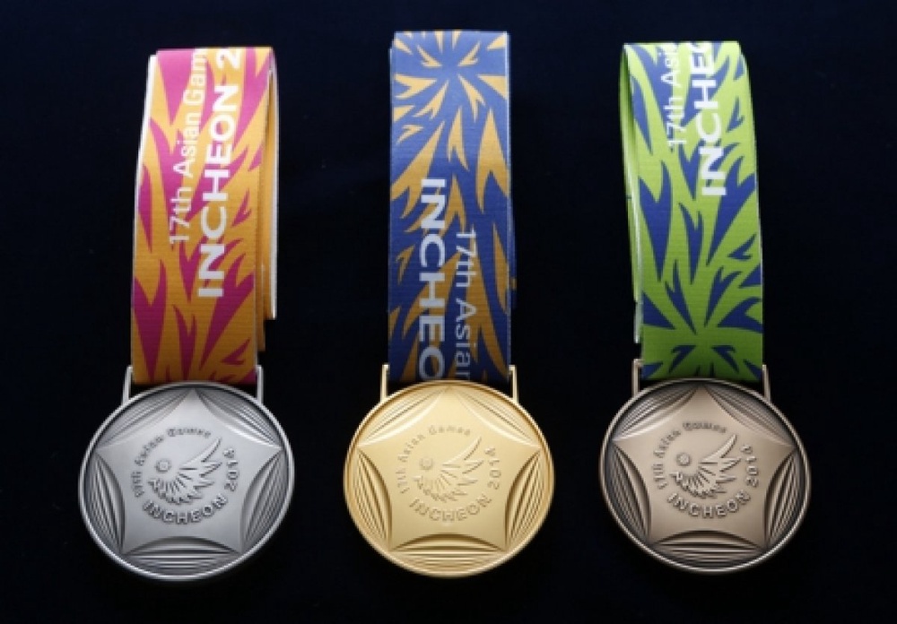 Медали Азиады в Инчхоне. Фото с сайта korea.net