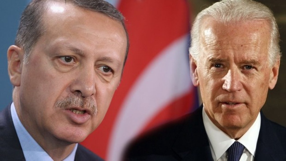 Тайип Эрдоган и Джо Байден. Коллаж: hurriyet.com.tr