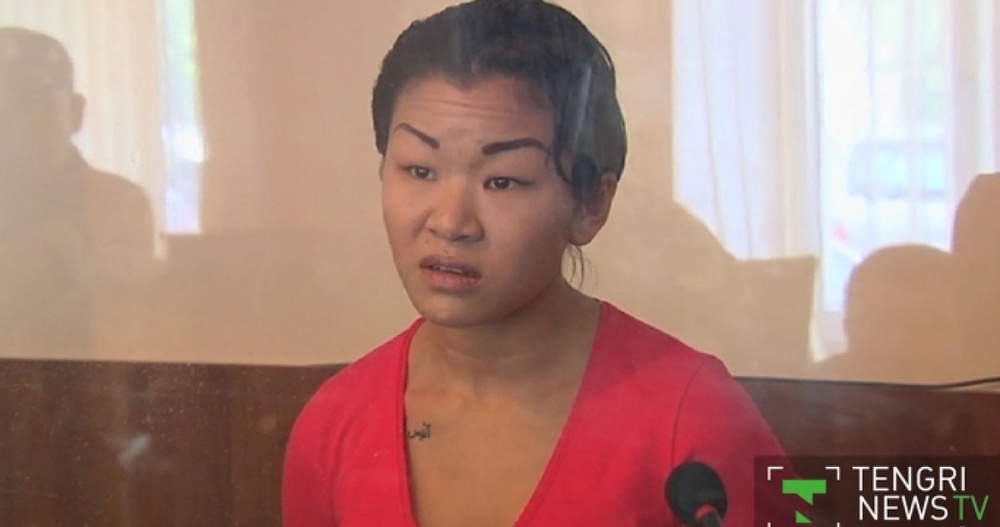 Осужденная Александра Ли. Скриншот с видео Tengrinews TV