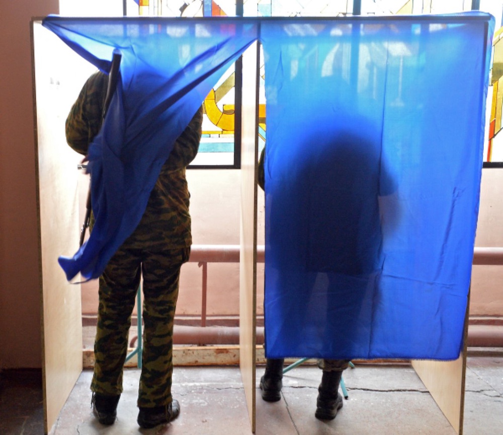 На выборах в Донбассе. © РИА Новости