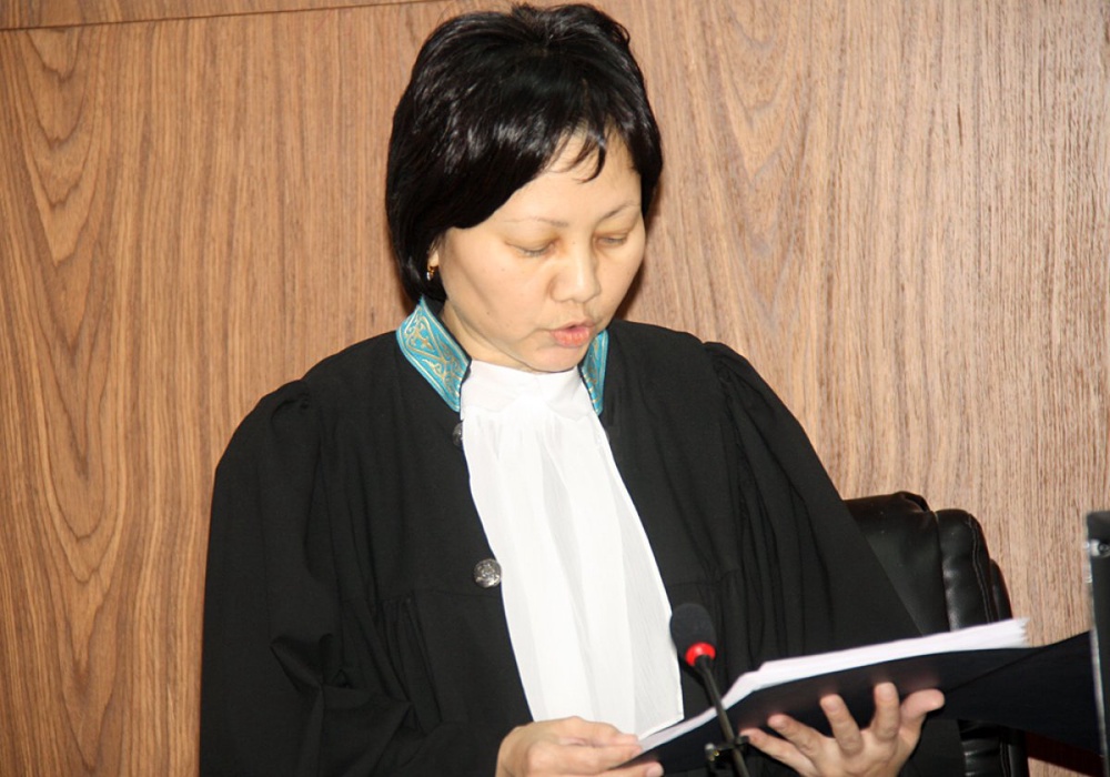 Судья. ©Пресс-служба Атырауского областного суда