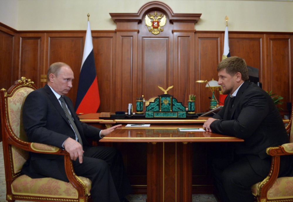 Владимир Путин и Рамзан Кадыров. РИА Новости©