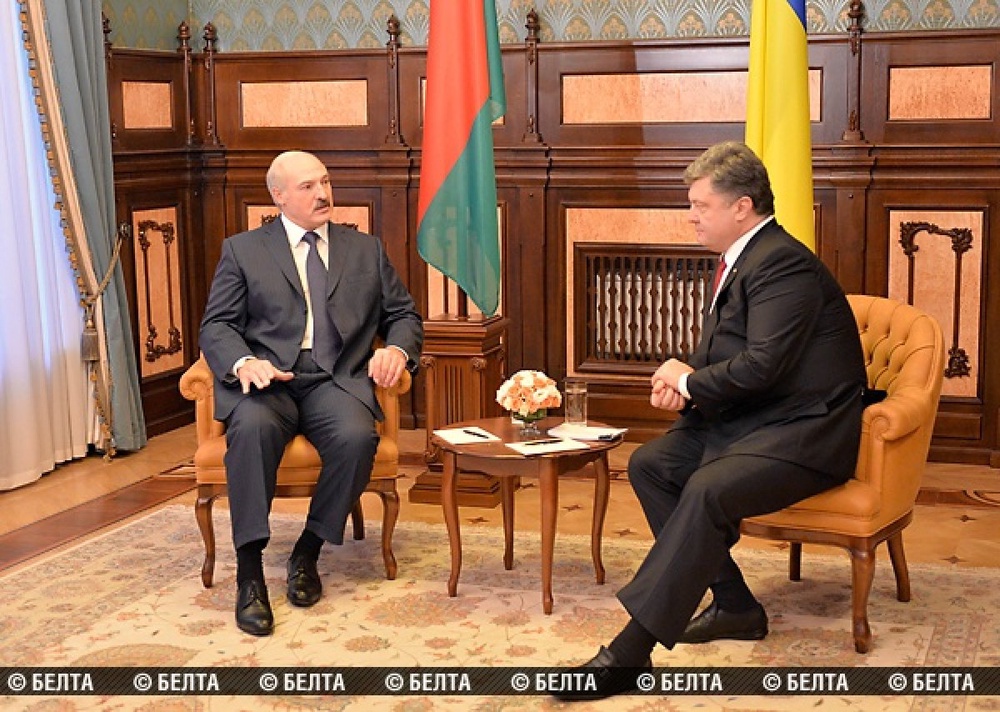Александр Лукашенко и Петр Порошенко. Фото: БЕЛТА