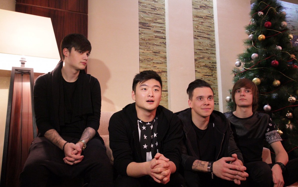 Группа M-band впервые дала интервью в Казахстане. Фото Турар Казангапов.