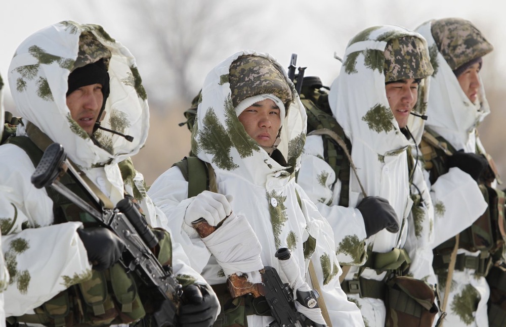 Солдаты казахстанской армии. Фото ©REUTERS