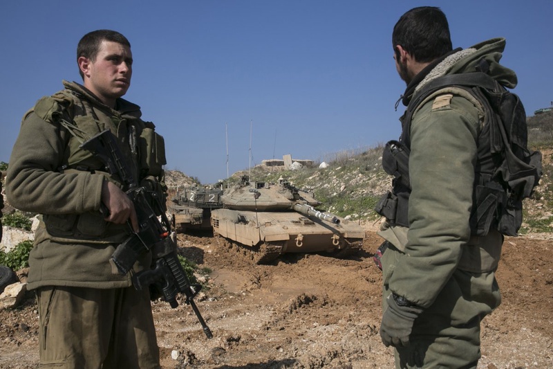 Солдаты Израиля на границе с Ливаном. Фото ©REUTERS
