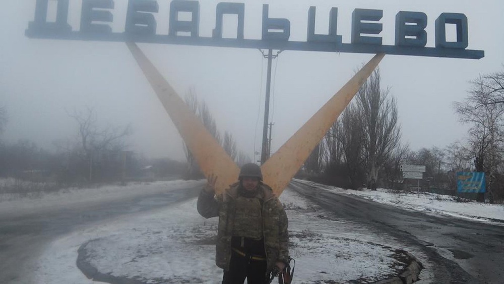 Командир батальона "Донбасс" Семен Семенченко в Дебальцево. © facebook.com