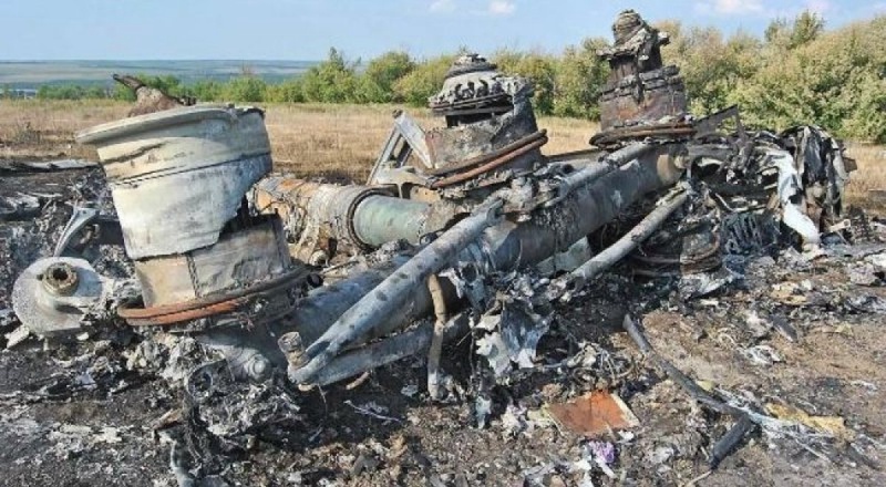 Обломки Boeing, разбившегося на востоке Украины. ©laif.de