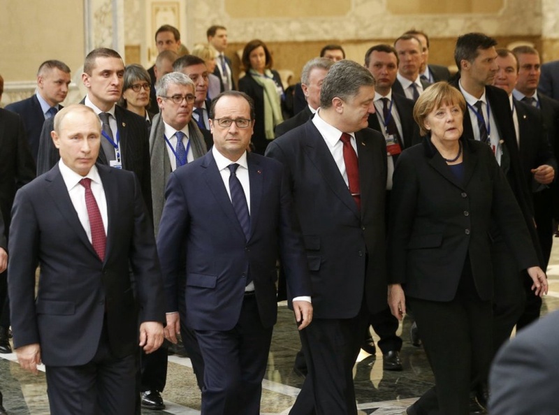 "Нормандская четверка" на встрече в Минске. © Reuters