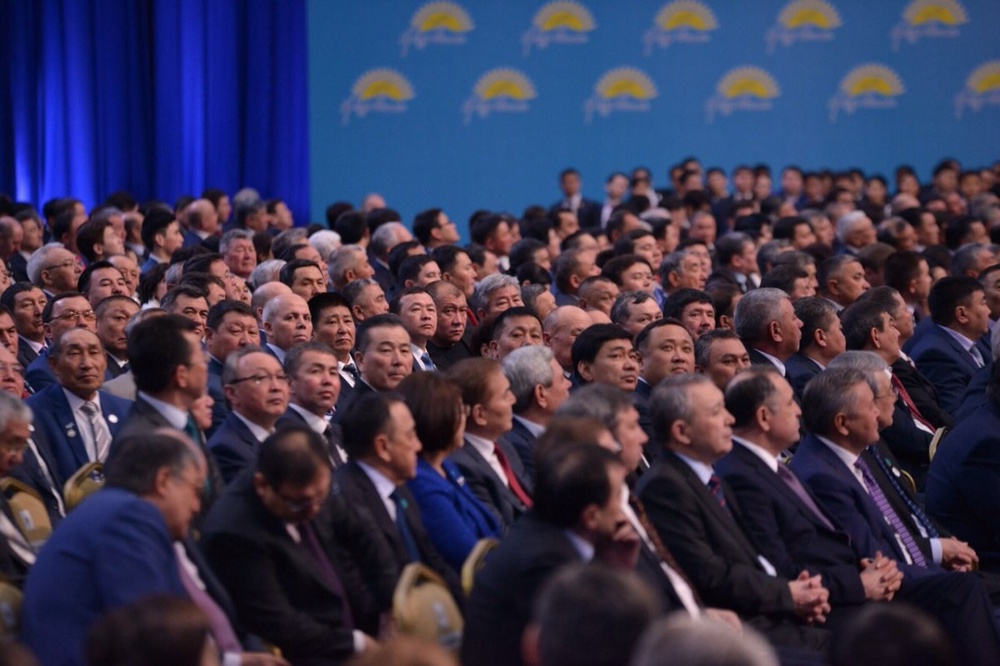 XVI Съезд партии "Нур Отан" проходит в Астане. Фото Турар Казангапов