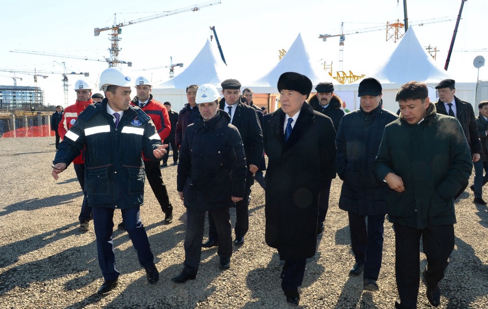 Нурсултан Назарбаев посетил выставочный комплекс "Астана ЭКСПО-2017". Фото с сайта Акорда. 