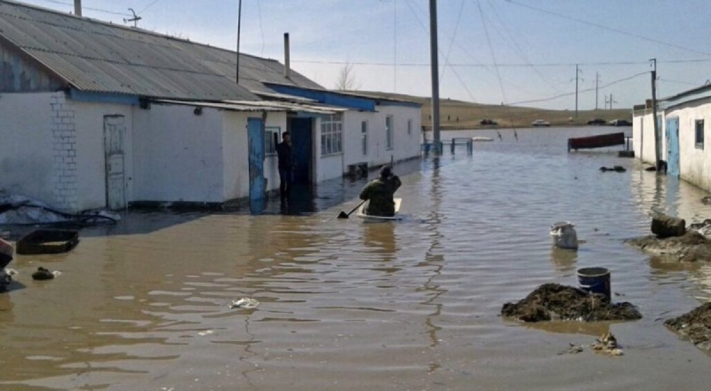 Паводки в Карагандинской области. Фото ©Айсулу Буштаева