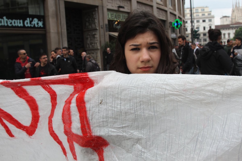 Протестующие недовольны расходами на выставку. Фото Роза Есенкулова ©