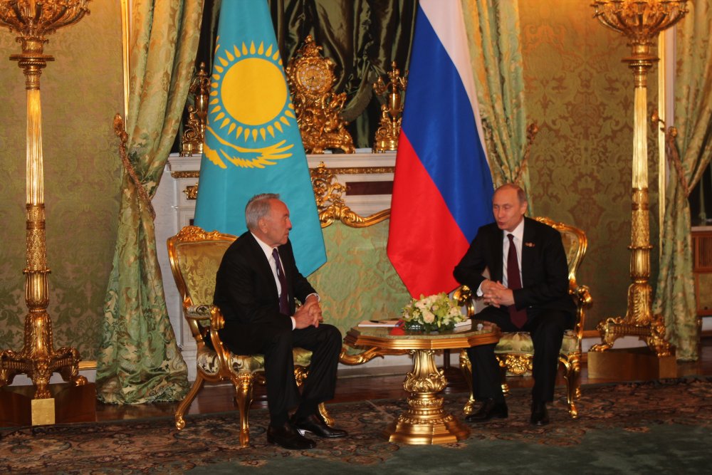 Нурсултан Назарбаев и Владимир Путин. Фото ©Асемгуль Касенова