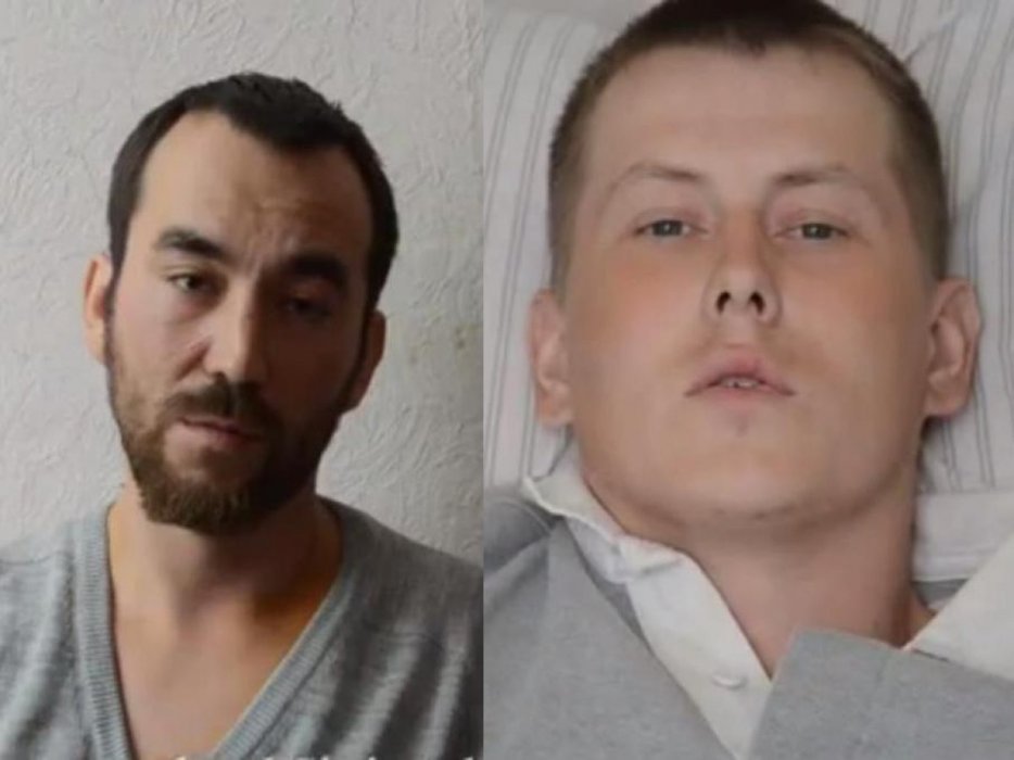 Задержанные в Донбассе Евгений Ерофеев и Александр Александров. Кадр из видео с сайта youtube.com