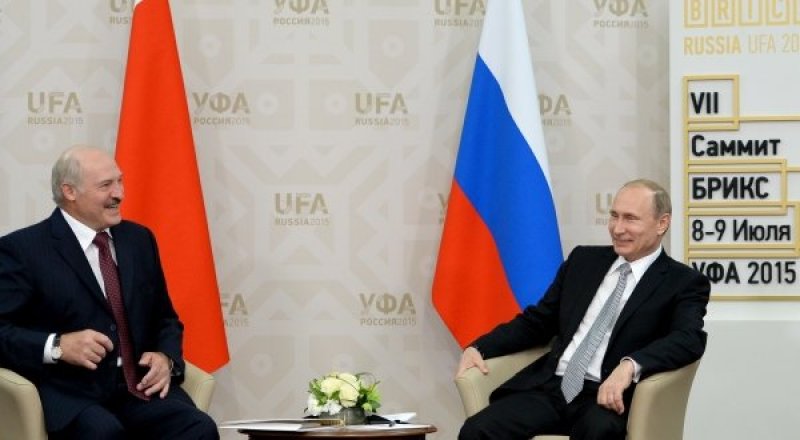 Александр Лукашенко и Владимир Путин. РИА Новости©
