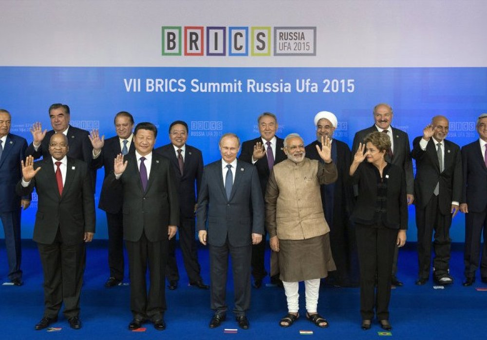 Лидеры стран на саммите БРИКС в Уфе. © brics2015.ru