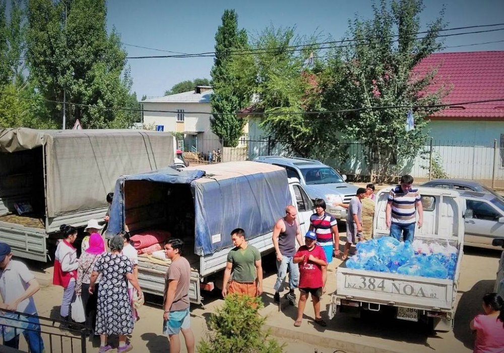 Фото с страницы "Красного Полумесяца Казахстана" в Facebook.