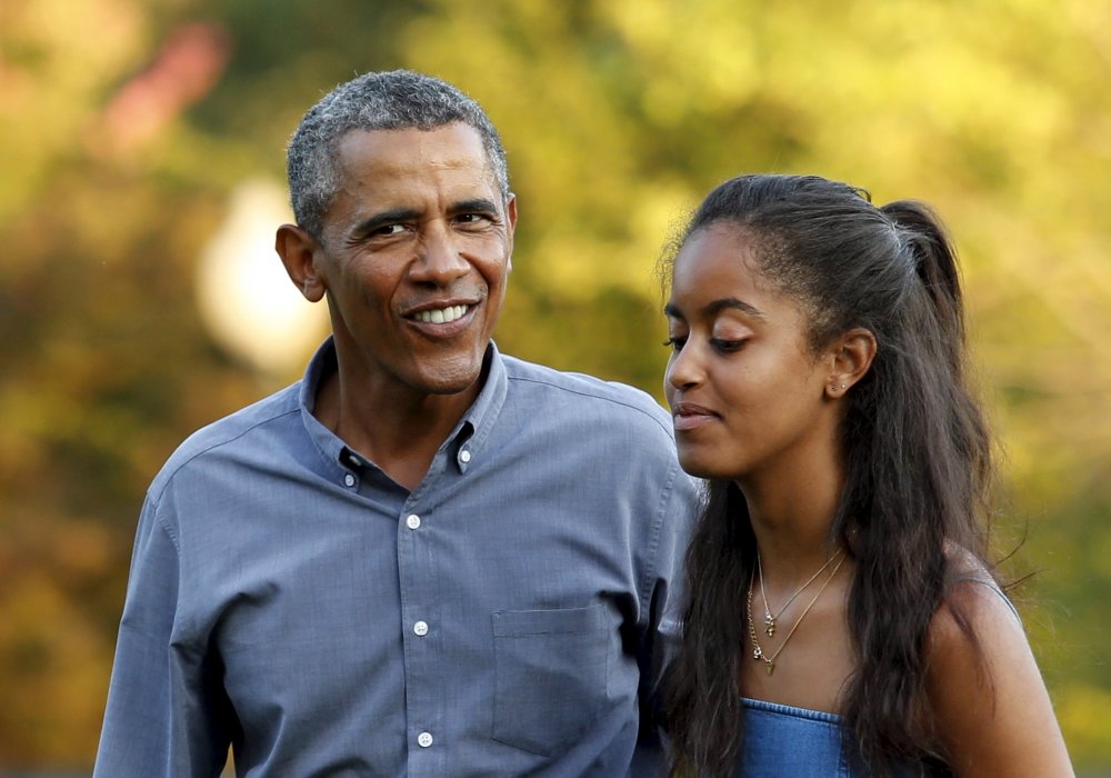Барак и Малия Обама. Фото ©Reuters