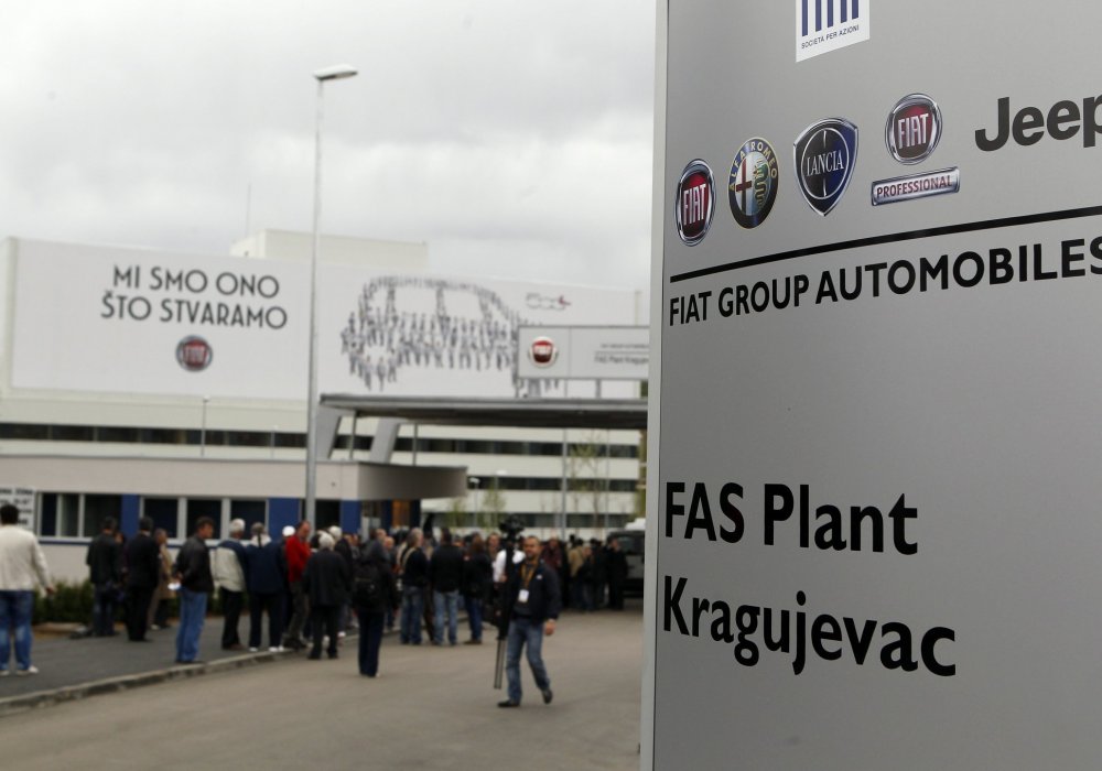 Завод Fiat в Сербии. Фото © REUTERS