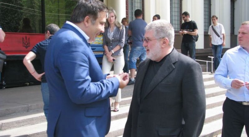 Михаил Саакашвили и Игорь Коломойский. Фото с сайта joinfo.ua